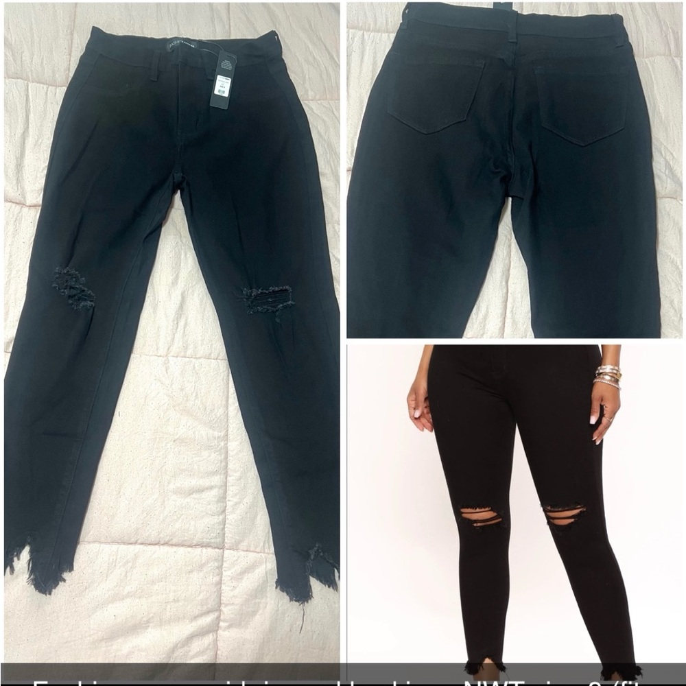 Fashion nova ankle skinny jeans